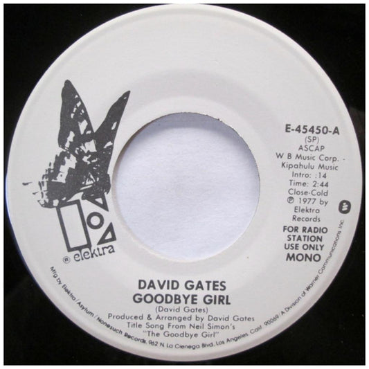 DAVID GATES - GOODBYE GIRL | 7" SINGLE USADO
