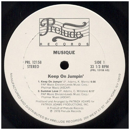 MUSIQUE - KEEP ON JUMPIN'N' | VINILO USADO