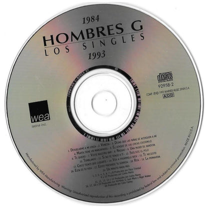 HOMGRES G - LOS SINGLES 1984-1993 | CD