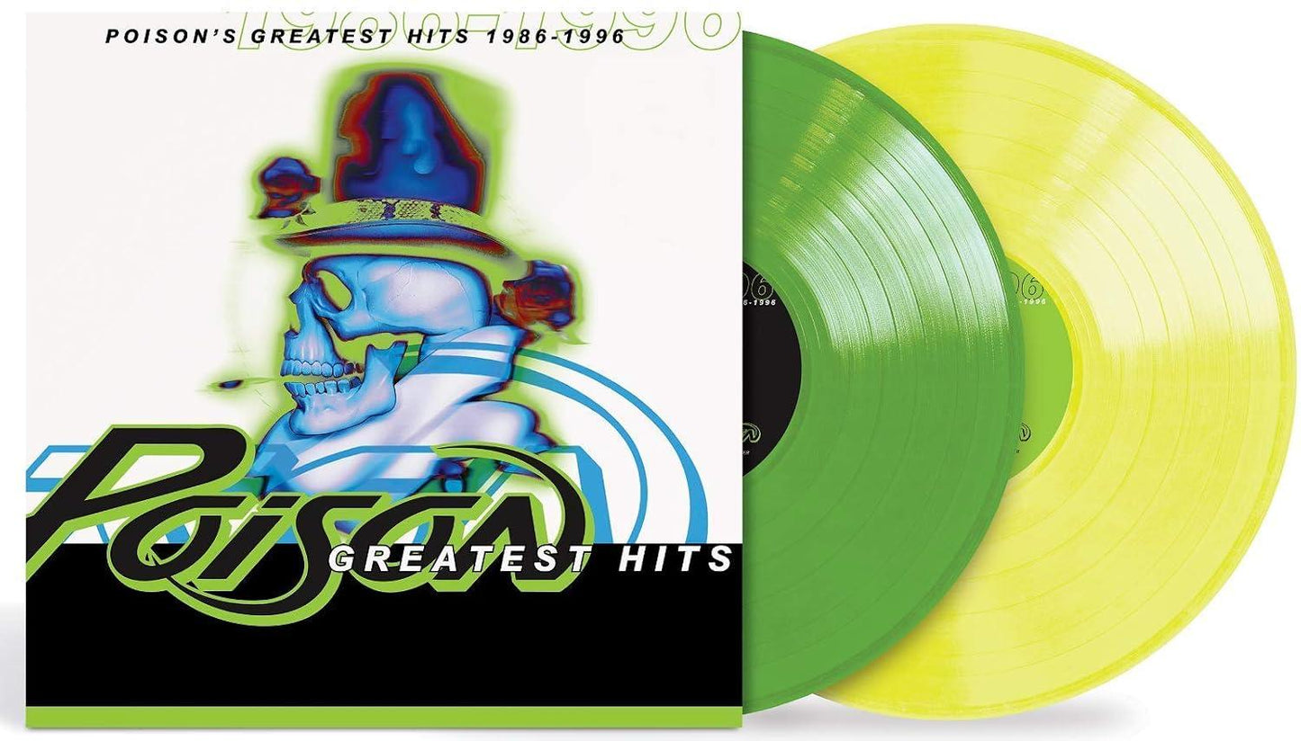 (PREVENTA) POISON- GREATEST HITS (EXCLUSIVE NEON GREEN & YELLOW VINYL EDITION) (2LP)  | VINILO