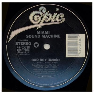 MIAMI SOUND MACHINE - BAD BOY | 12" MAXI SINGLE VINILO