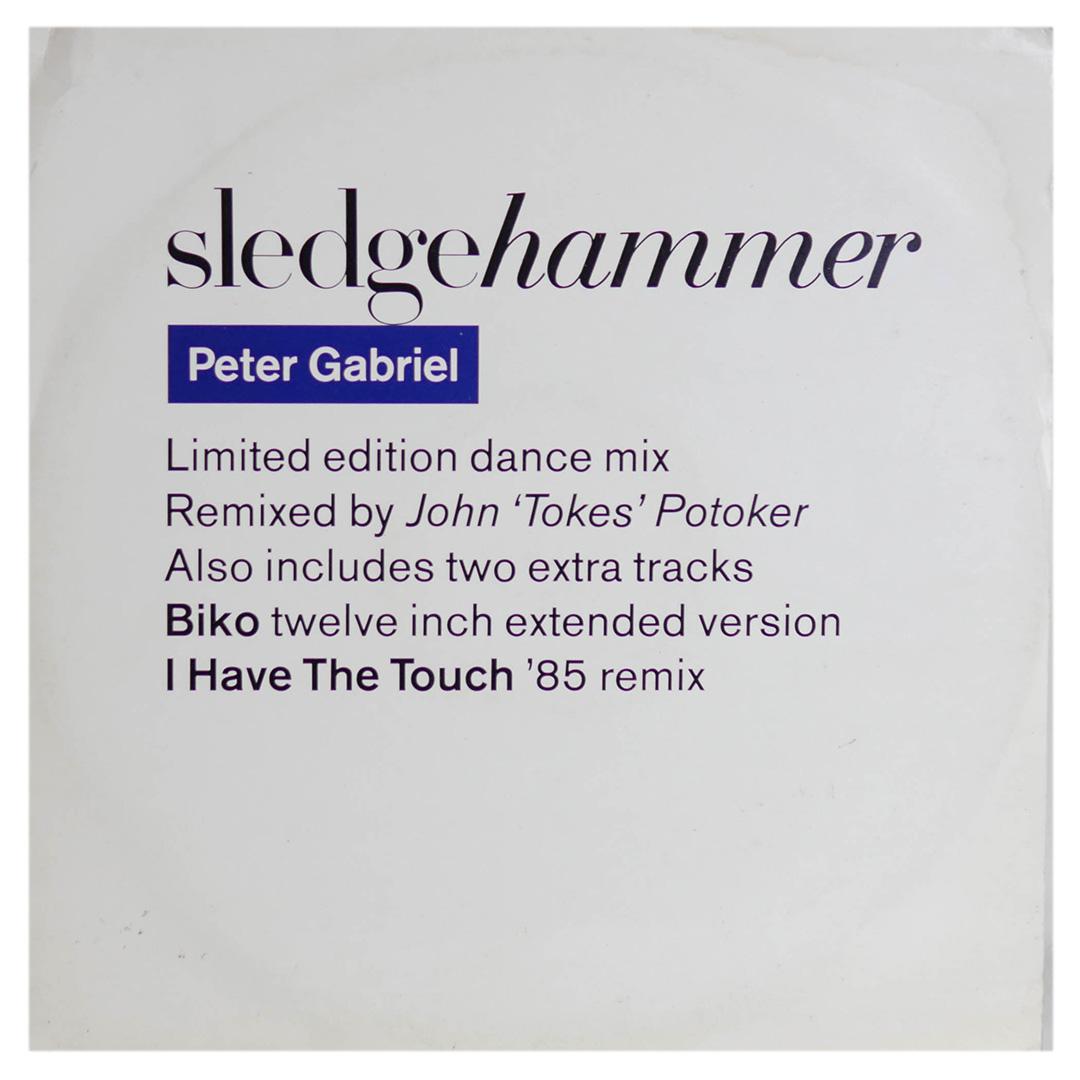 PETER GABRIEL - SLEDGEHAMMER | 12" MAXI SINGLE USADO