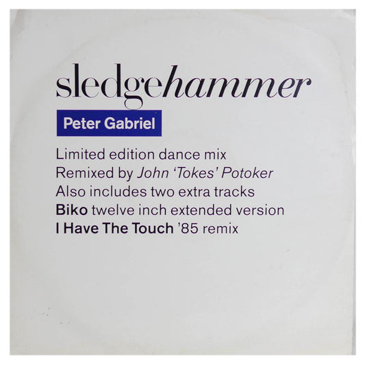 PETER GABRIEL - SLEDGEHAMMER | 12" MAXI SINGLE USADO