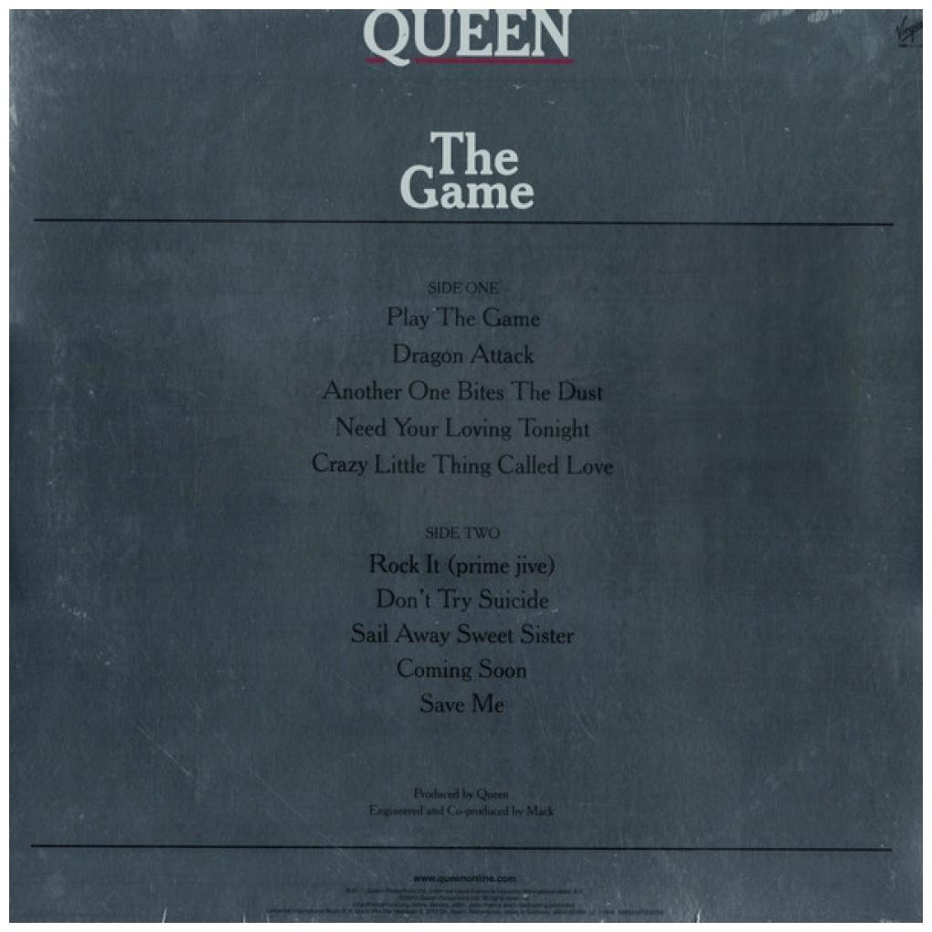 QUEEN - THE GAME | VINILO