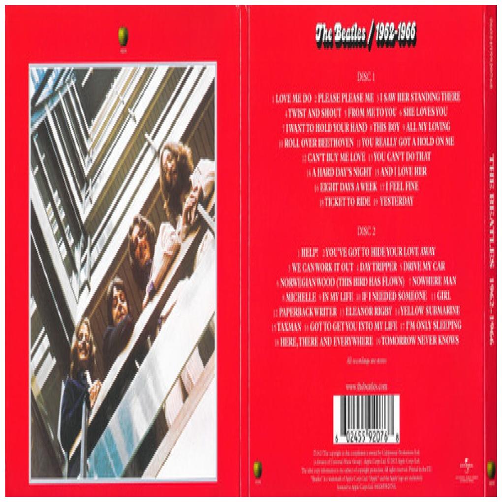 BEATLES  - 1962-1966: THE RED ALBUM (2CD) | CD