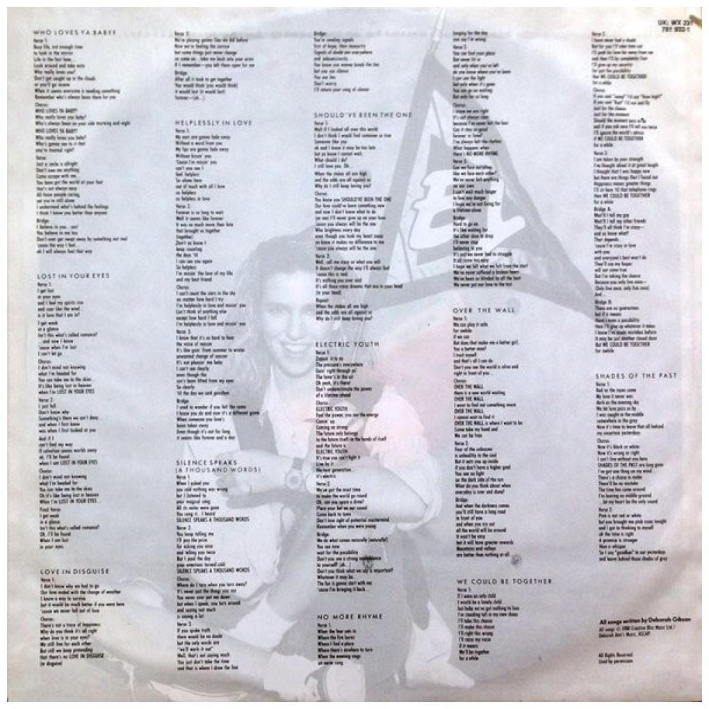 DEBBIE GIBSON - ELECTRIC YOUTH | VINILO USADO
