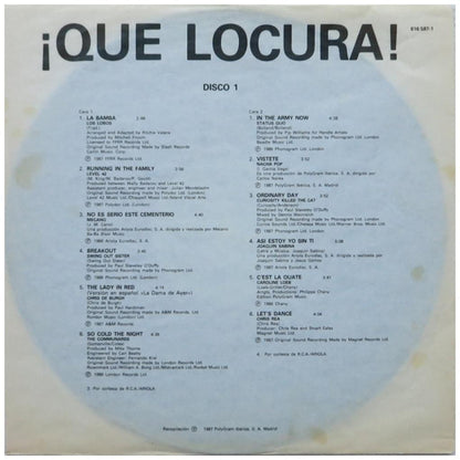 ¡QUÉ LOCURA! - VARIOUS ARTIST (2LP) | VINILO USADO