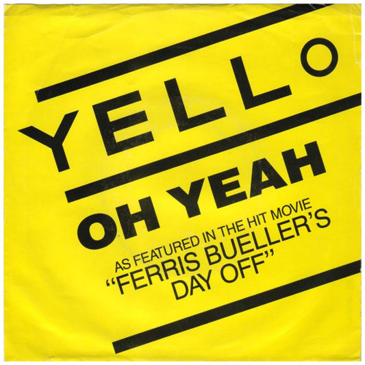 YELLO - OH YEAH | 7" SINGLE USADO