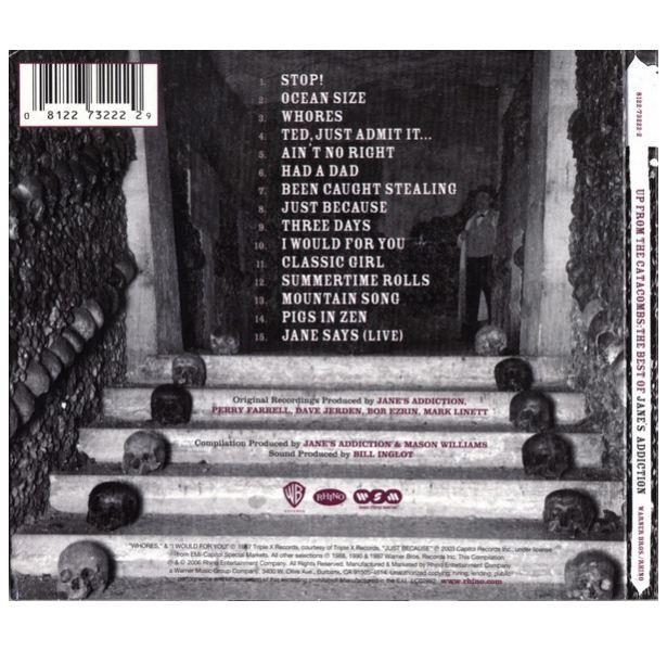 JANE S ADDICTION - UP FROM THE CATACOMBS | CD