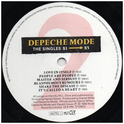 DEPECHE MODE - THE SINGLES | VINILO