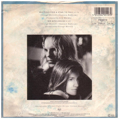 BOYS MEETS GIRL - WAITING FOR A STAR TO FALL | 7" SINGLE USADO