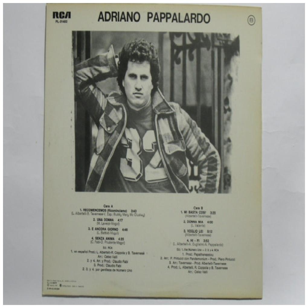 ADRIANO PAPPALARDO - RECOMENCEMOS | VINILO USADO