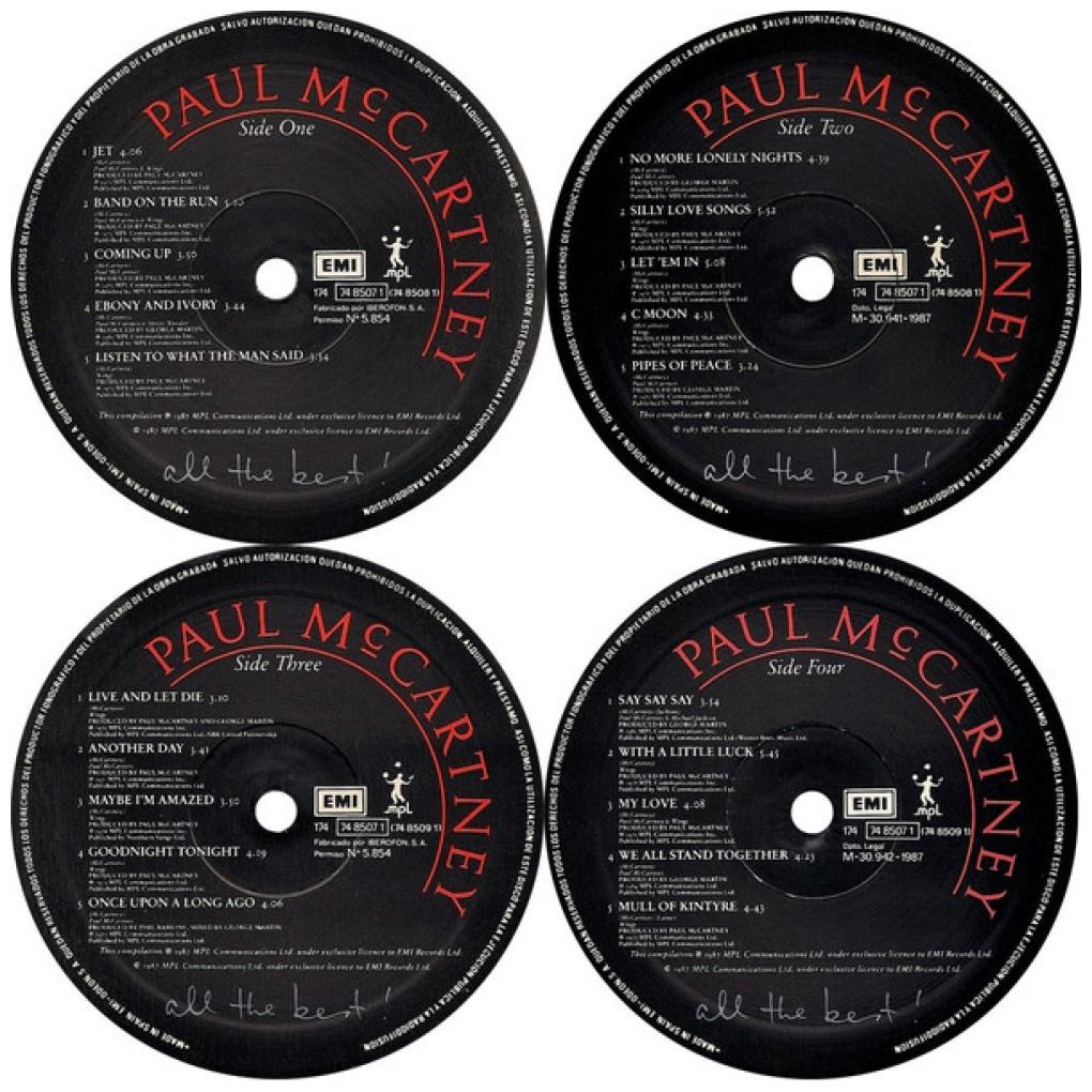 PAUL MCCARTNEY - ALL THE BEST! (2LP) | VINILO USADO
