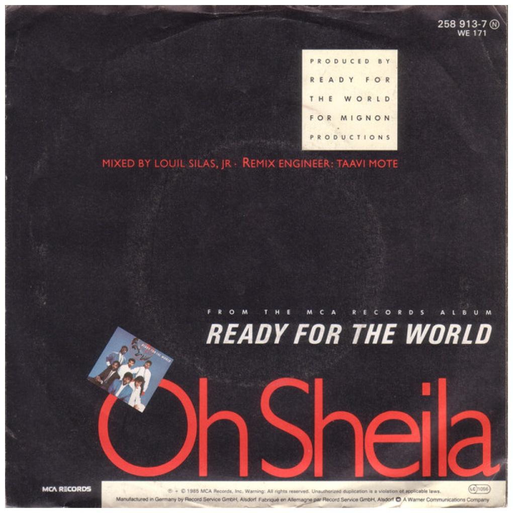 READY FOR THE WORLD - OH SHEILA | 7" SINGLE USADO