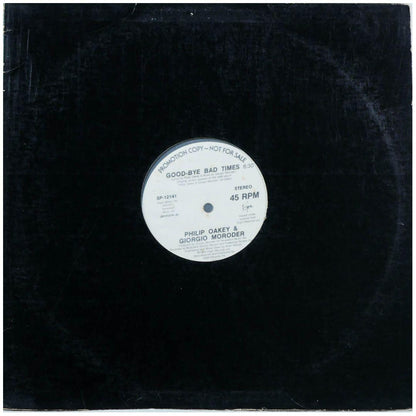 PHILIP OAKEY & GEORGIO MORODER - GOOD-BYE BAD TIMES (PROMO) | 12" MAXI SINGLE USADO
