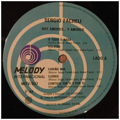 SERGIO FACHELI - HAY AMORES…Y AMORES (VINILO VDE-NUEVO/SELLADO) | VINILO