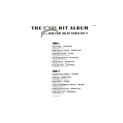 THE SOLAR HIT ALBUM - V.A. - AND THE BEAT GOES ON!!  | VINILO USADO