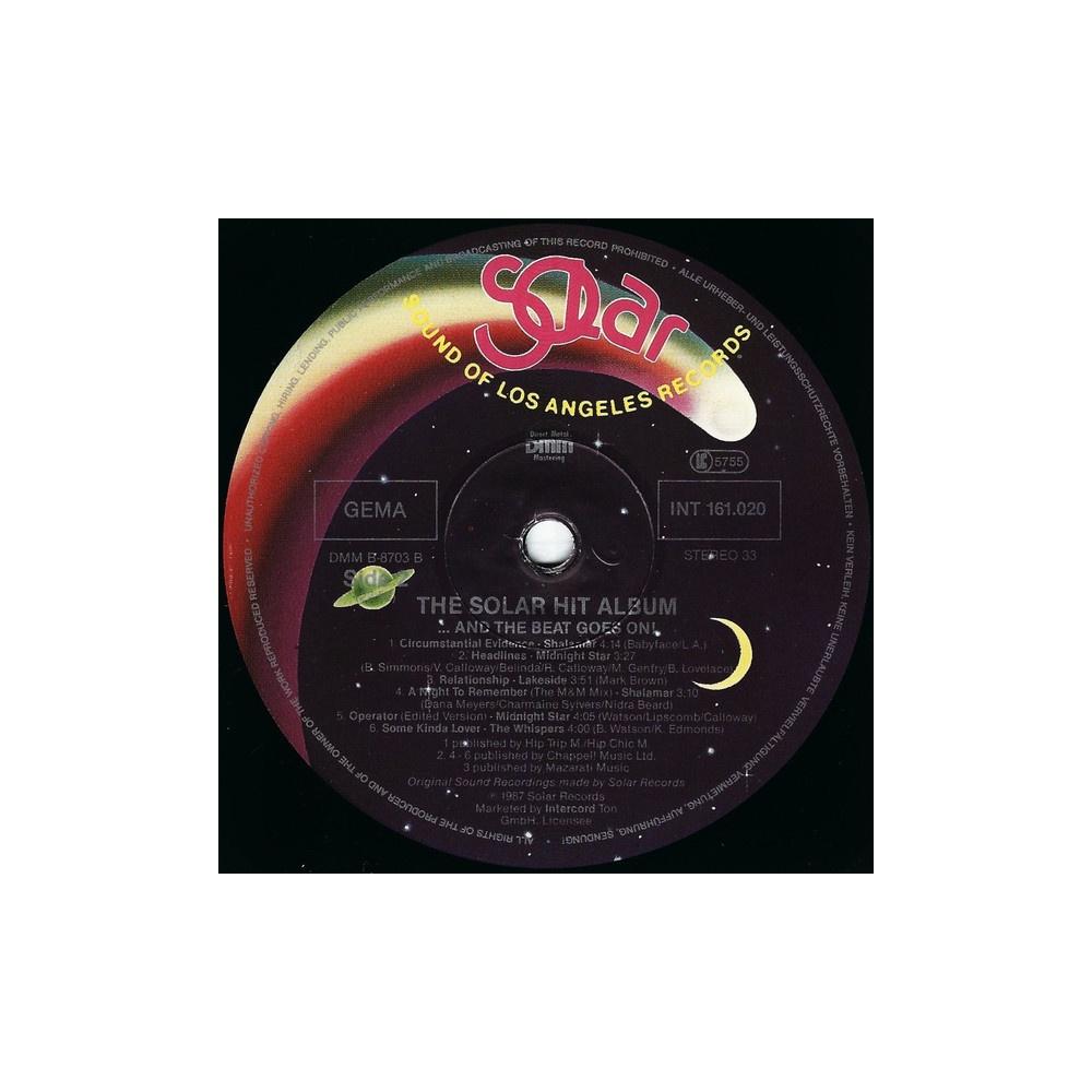 THE SOLAR HIT ALBUM - V.A. - AND THE BEAT GOES ON!!  | VINILO USADO