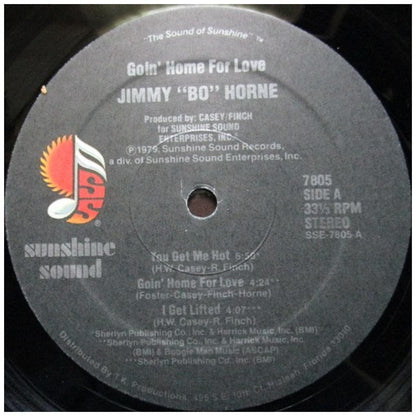 JIMMY "BO" HORNE ‎ - GOIN' HOME FOR LOVE | VINILO USADO