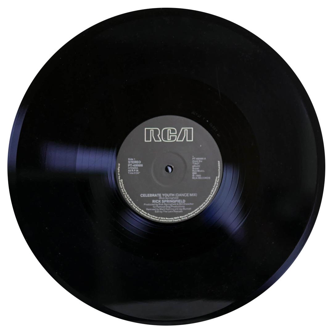 RICK SPRINGFIELD - CELEBRATE YOUTH (SPECIAL DANCE MIX) | 12" MAXI SINGLE USADO