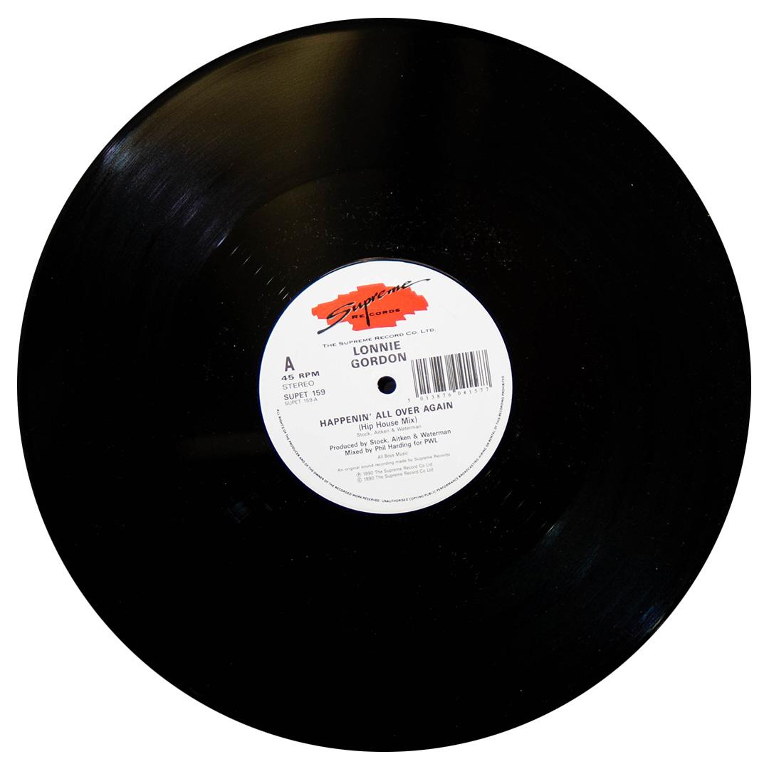 LONNIE GORDON - HAPPENIN  ALL OVER AGAIN | 12" MAXI SINGLE USADO