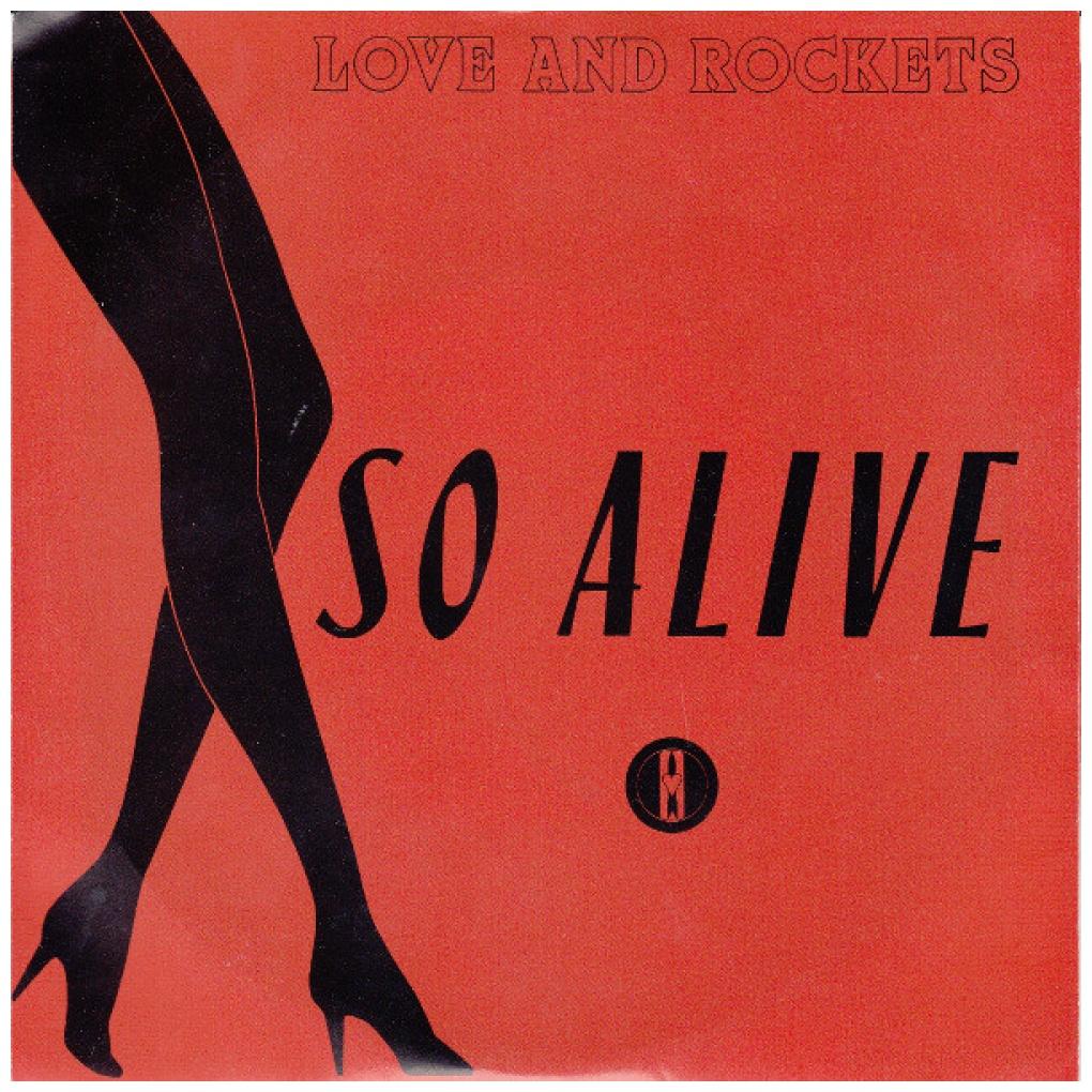 LOVE AND ROCKETS - SO ALIVE | 7" SINGLE USADO