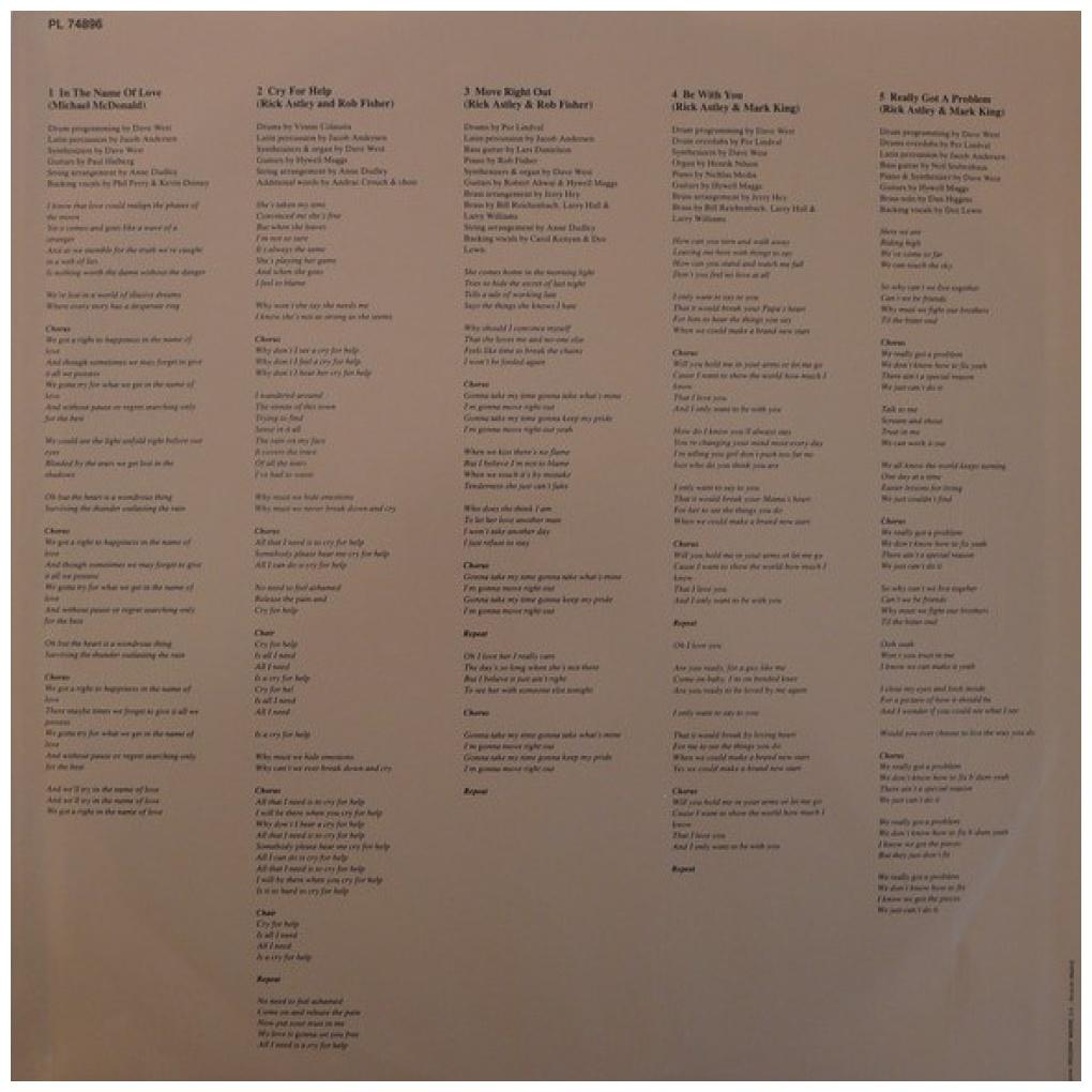 RICK ASTLEY - FREE | VINILO USADO