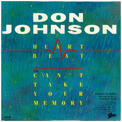 DON JOHNSON - HEARTBEAT | 7" SINGLE USADO