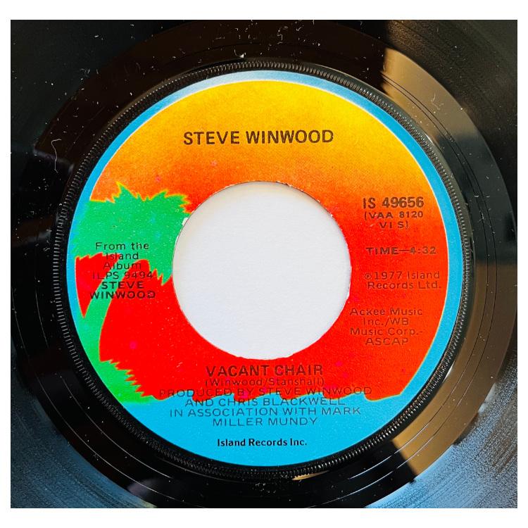 STEVE WINWOOD - WHILE YOU SEE A CHANCE | 7" SINGLE VINILO USADO