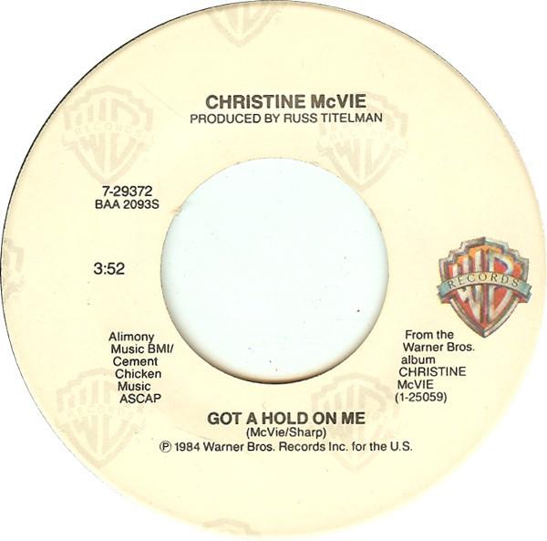 CHRISTINE MCVIE - GOT A HOLD ON ME | 7" SINGLE VINILO USADO