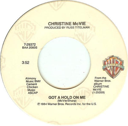 CHRISTINE MCVIE - GOT A HOLD ON ME | 7" SINGLE VINILO USADO