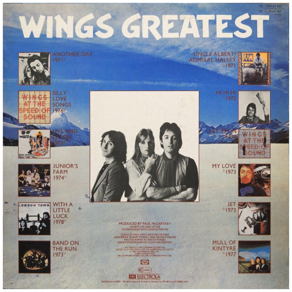 PAUL McCARTNEY & WINGS - GREATEST | VINILO USADO