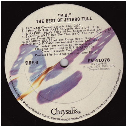 JETHRO TULL - "M.U.": THE BEST OF  | VINILO USADO