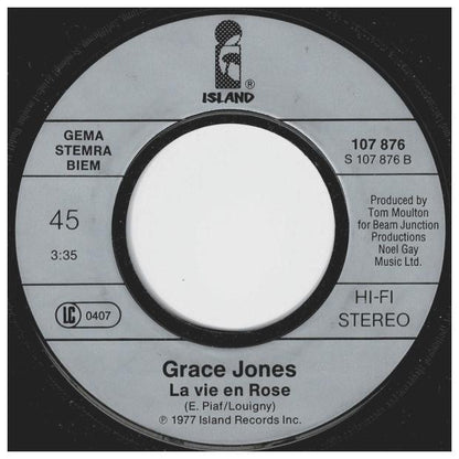 GRACE JONES - PULL UP TO THE BUMPER | 7   SINGLE VINILO USADO