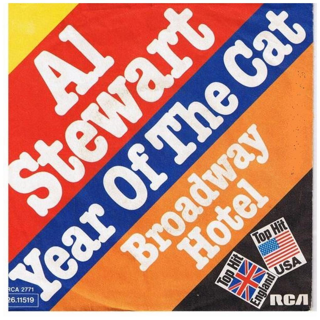 AL STEWARD - YEAR OF THE CAT | 7" SINGLE USADO