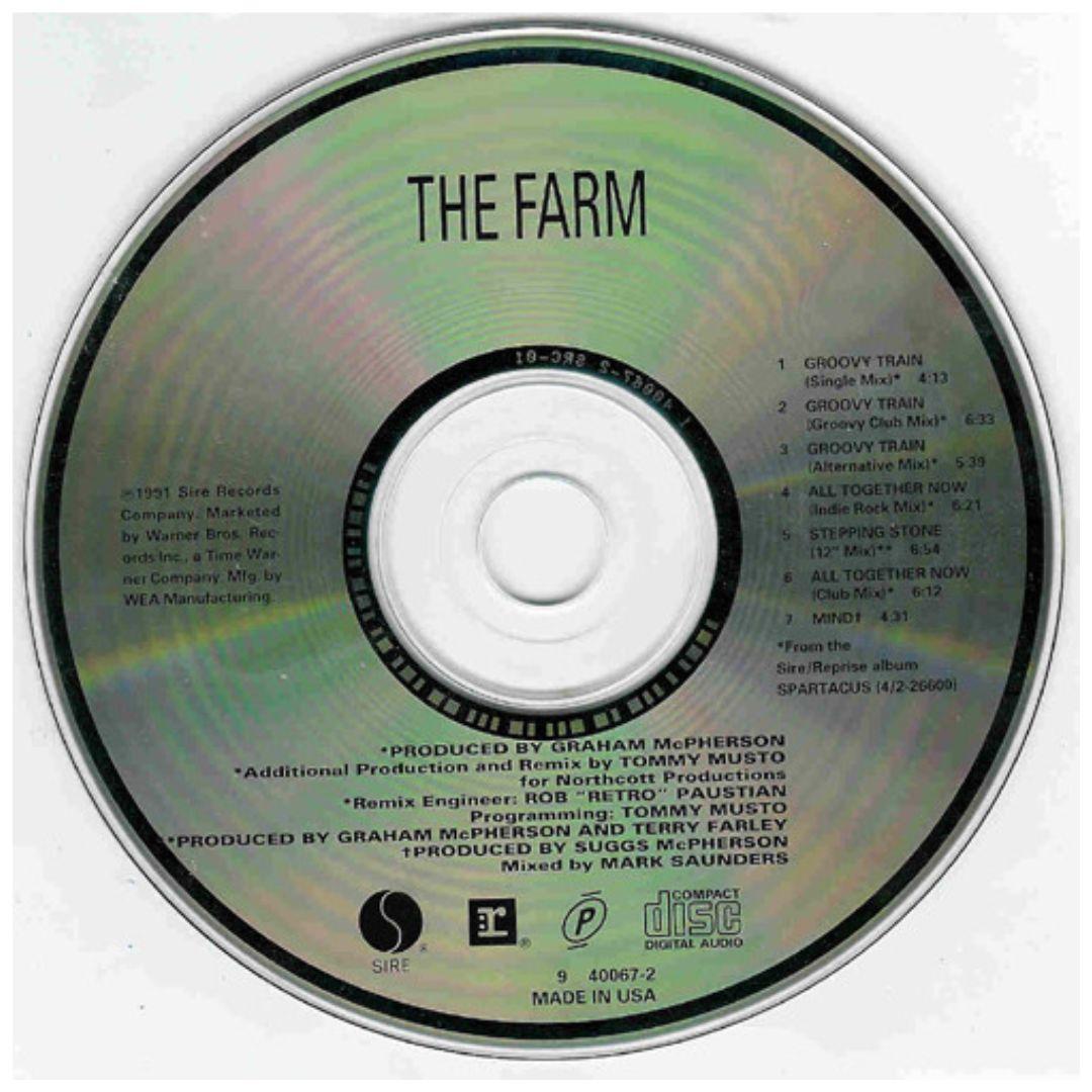 THE FARM  - GROOVY TRAIN | CD SINGLE USADO