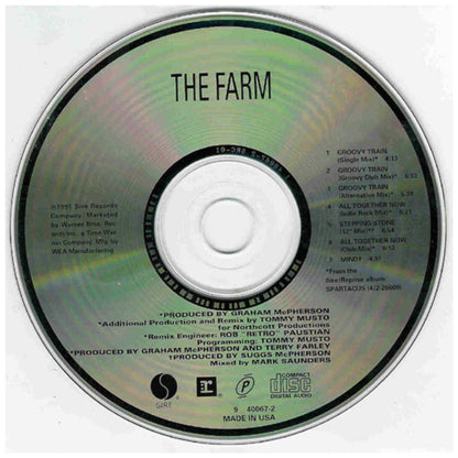 THE FARM  - GROOVY TRAIN | CD SINGLE USADO