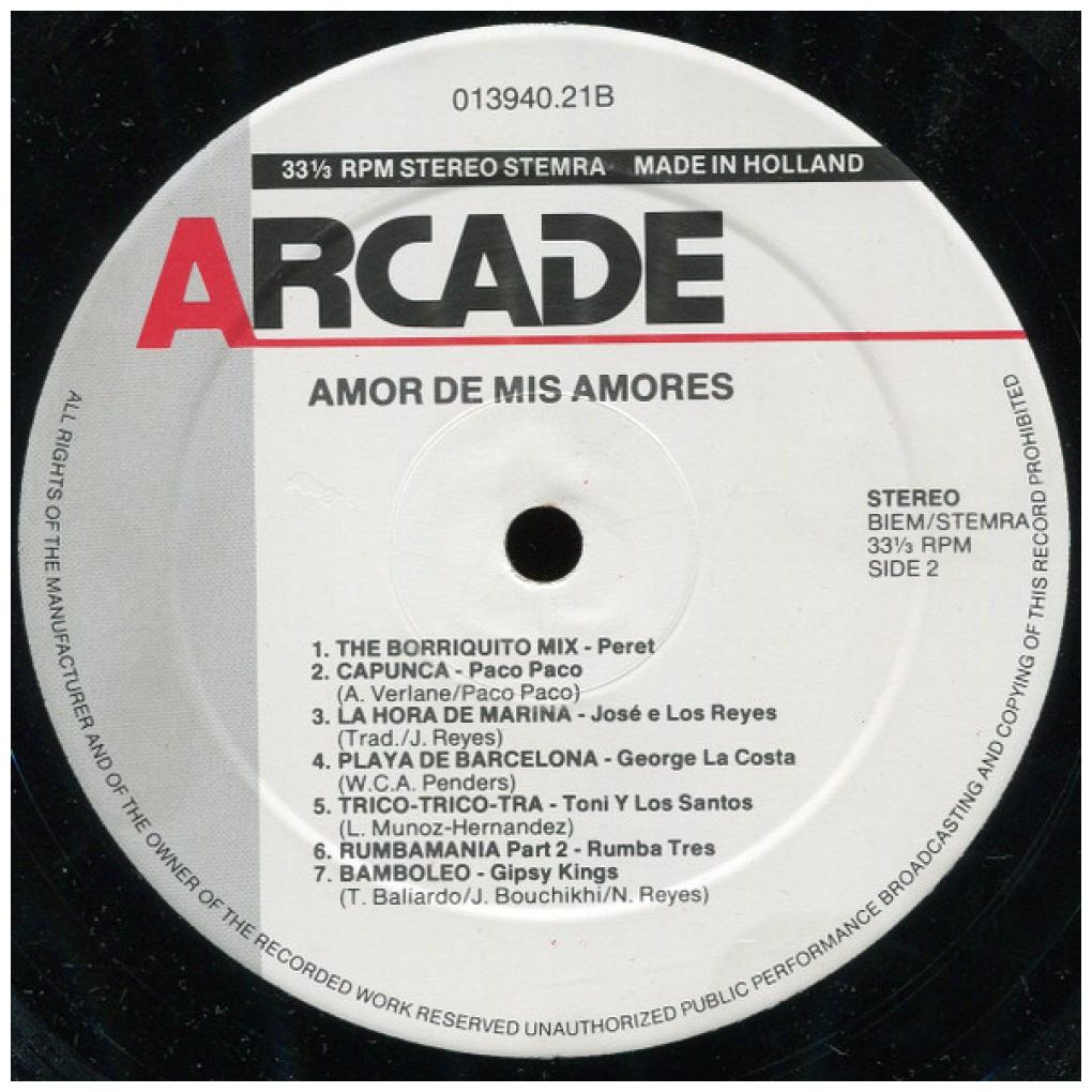 AMOR DE MIS AMORES - VARIOUS ARTIST | VINILO USADO