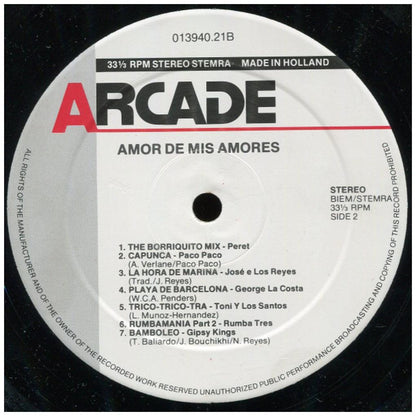 AMOR DE MIS AMORES - VARIOUS ARTIST | VINILO USADO