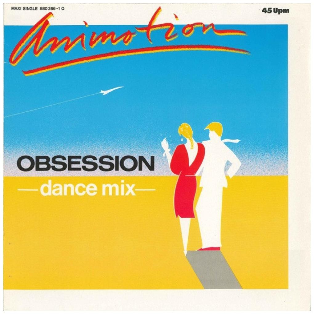ANIMOTION - OBSESSION (DANCE MIX) | 12'' MAXI SINGLE USADO