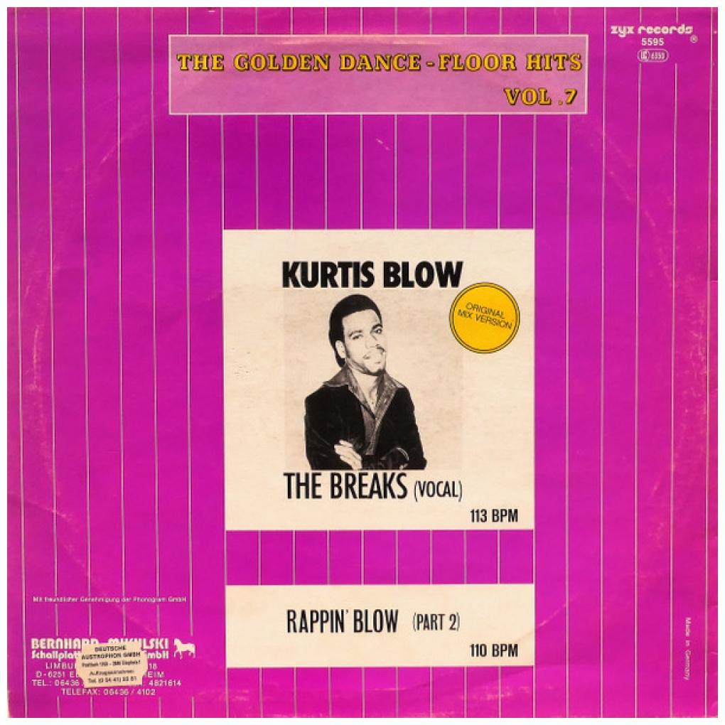 KURTIS BLOW - THE BREAKS | 12'' MAXI SINGLE USADO