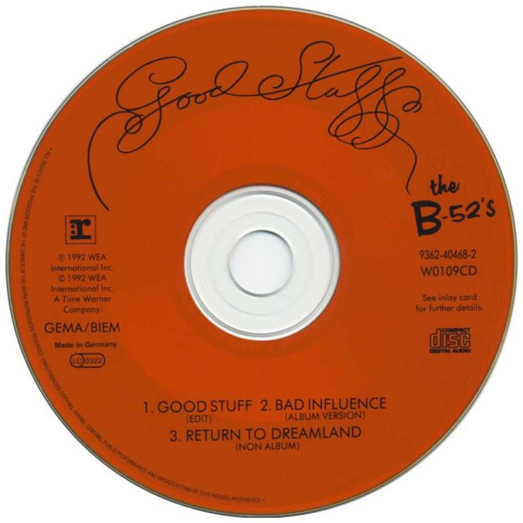 B-52'S - GOOD STUFF (CD SINGLE) | CD
