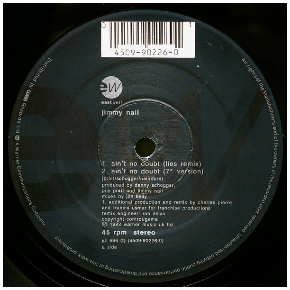 JIMMY NAIL - AIN'T NO DOUBT | 12" MAXI SINGLE VINILO USADO