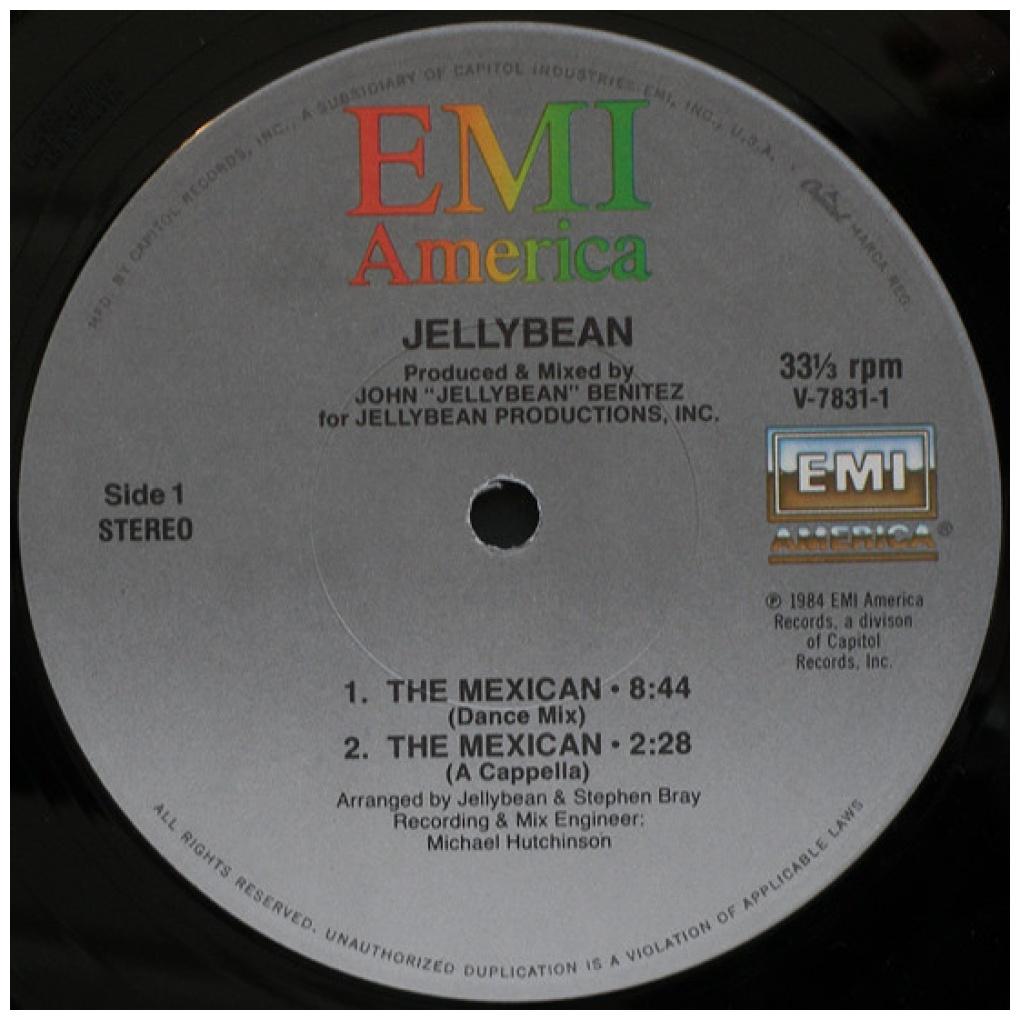 JELLYBEAN - THE MEXICAN | 12'' MAXI SINGLE USADO