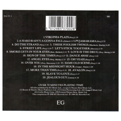 BRYAN FERRY & ROXY MUSIC - STREET LIFE: 20 GREAT HITS | CD
