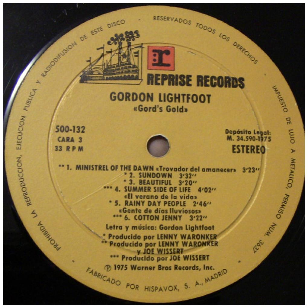 GORDON LIGHTFOOT - GORDON'S GOLD (2LP) | VINILO USADO