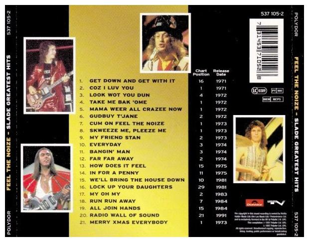 SLADE - FEEL THE NOIZE: GREATESTS HITS | CD