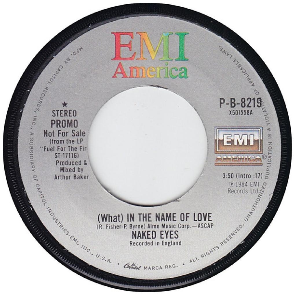 NAKED EYES - (WHAT) IN THE NAME OF LOVE | 7" SINGLE USADO