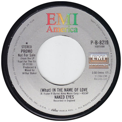 NAKED EYES - (WHAT) IN THE NAME OF LOVE | 7" SINGLE USADO