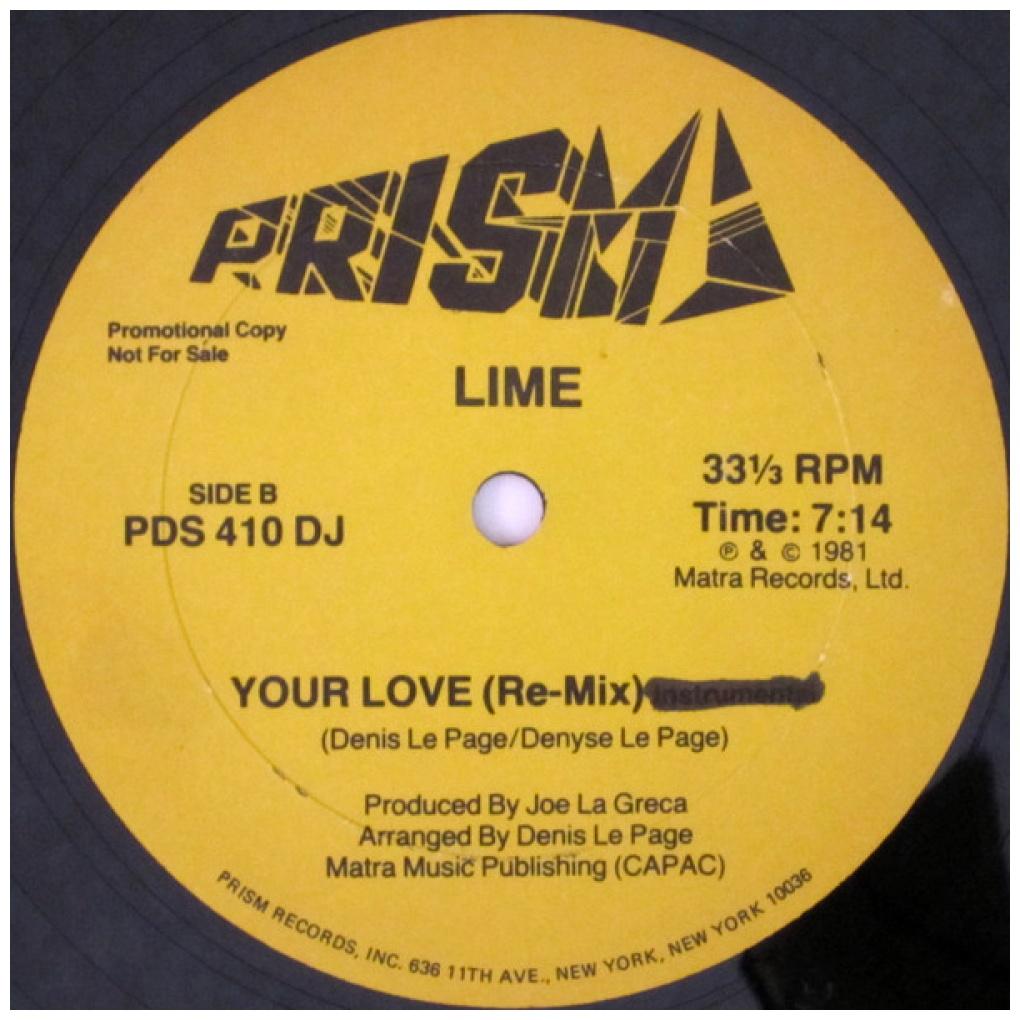 LIME - YOU'RE MY MAGICIAN/YOUR LOVE (PROMO COPY) | 12'' MAXI SINGLE USADO